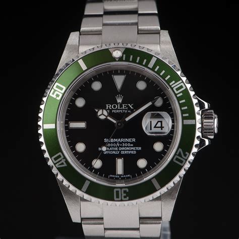 green rolex anniversary|Rolex sub 50th anniversary.